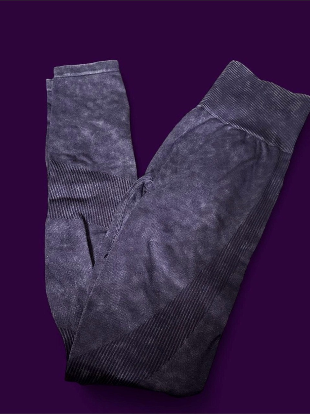Victoria's Secret Charcoal Seamless Ribbed Leggings